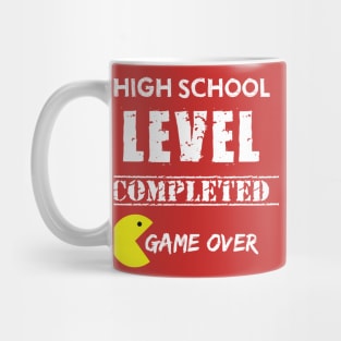 High School Level Completed  Game Over Mug